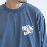 (ZT1779) Swimming Corgi 圖案長袖 Tee