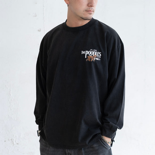 (ZT1778) The Poodles 圖案長袖 Tee