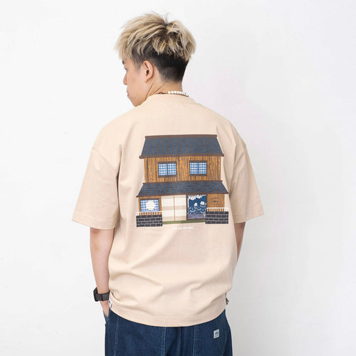 (ZT1268) Japanese House Graphic Tee