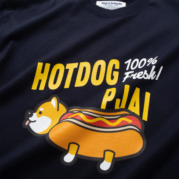 (ZT1781) Hotdog PJai Graphic Tee