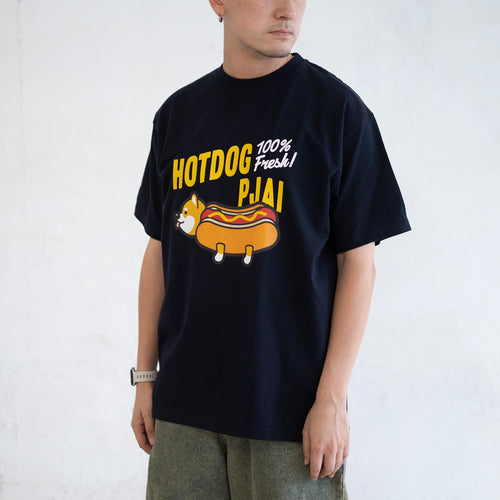 (ZT1781) Hotdog PJai Graphic Tee