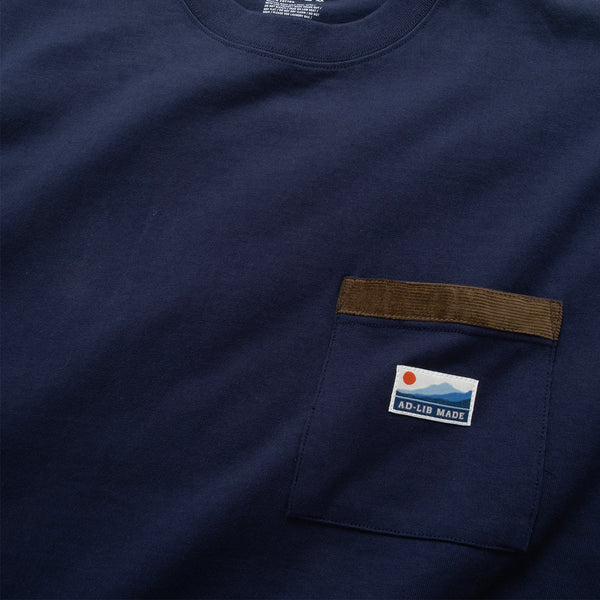 (ZT1770) Camping Tent Patchwork Pocket Tee