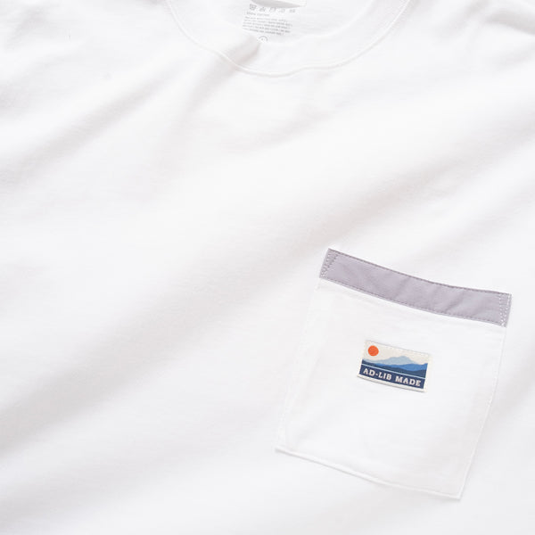(ZT1770) Camping Tent Patchwork Pocket Tee