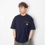 (ZT1770) Camping Tent Patchwork Pocket Tee