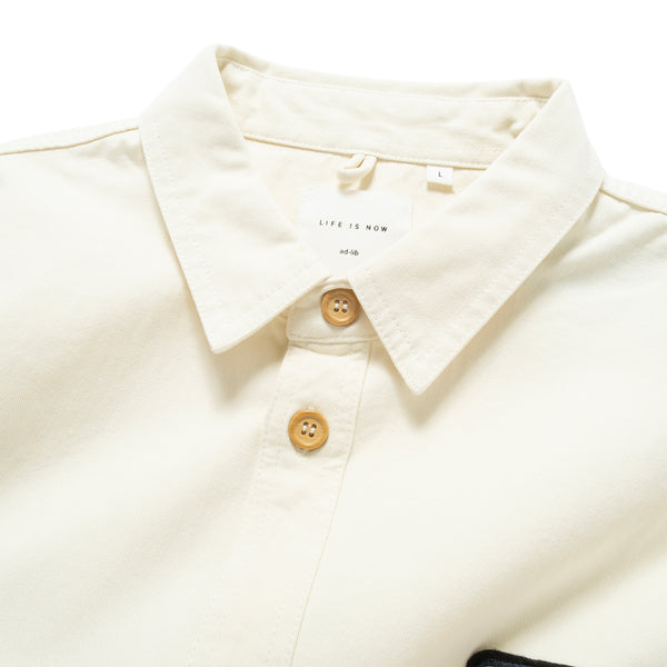 (ST487) 學園風繡花章恤衫