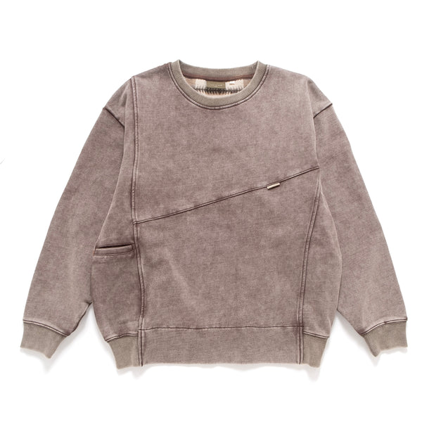 (SW514) 洗水民族圖案拼布衛衣