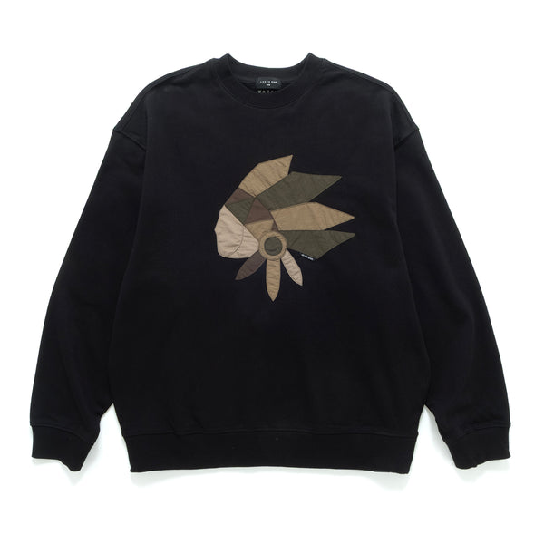 (ZW532) 酋長拼布衛衣