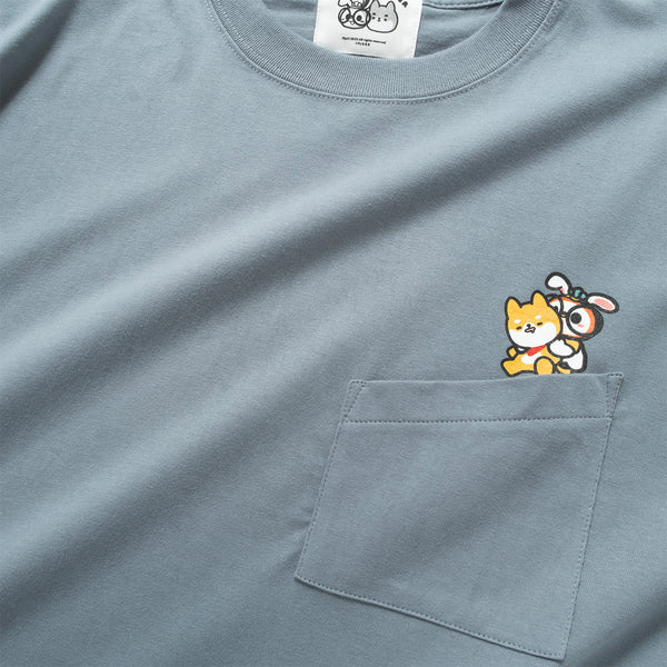 (EX651) Graphic Pocket Tee