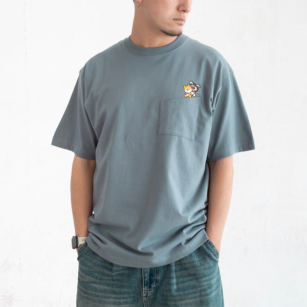 (EX651) Graphic Pocket Tee
