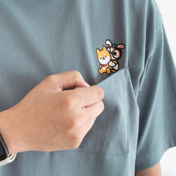 (EX651) Graphic Pocket Tee