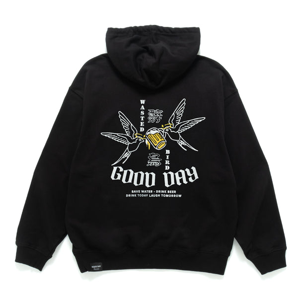 (ZW546) Wasted Bird Graphic Hoodie