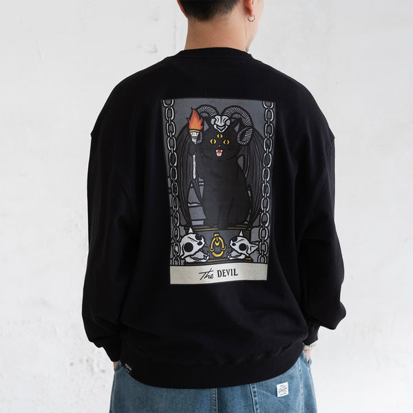 (ZW545) Catarot V1.7 The Devil Graphic Sweater
