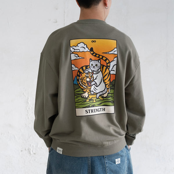 (ZW542) Catarot V1.4 Strength Graphic Sweater