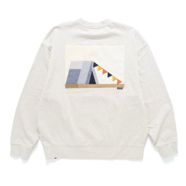 (ZW536) Camping Tent Patchwork Sweater