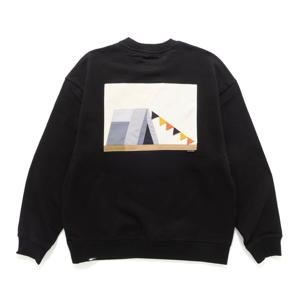 (ZW536) Camping Tent Patchwork Sweater