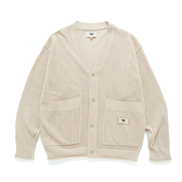 (CD106) Knit Mesh Cardigan