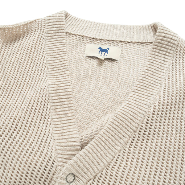 (CD106) Knit Mesh Cardigan