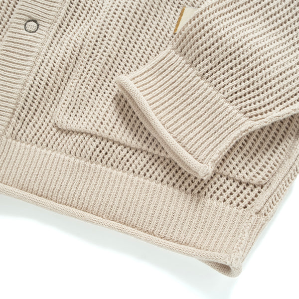 (CD106) Knit Mesh Cardigan