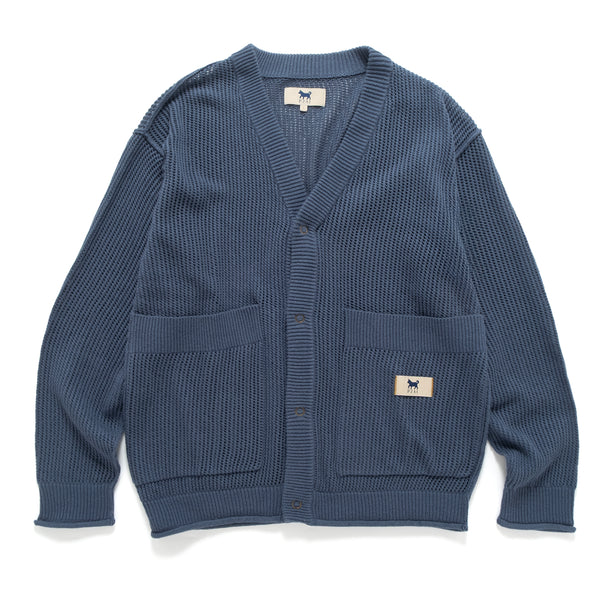 (CD106) Knit Mesh Cardigan