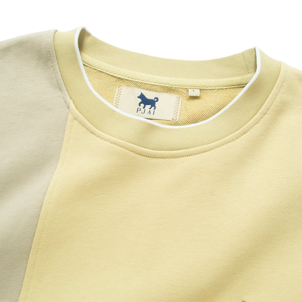 (SW523) Colorblock Sweater