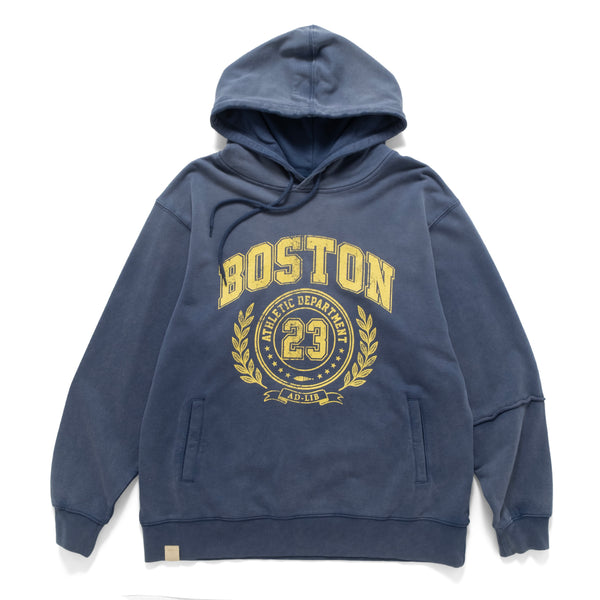 (SW519) Washed College Hoodie