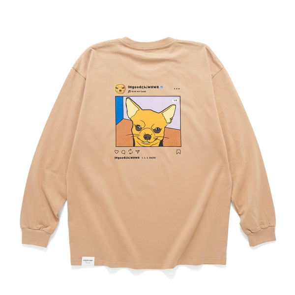 (ZT1789) Good Chiwawa Graphic Long Sleeve Tee