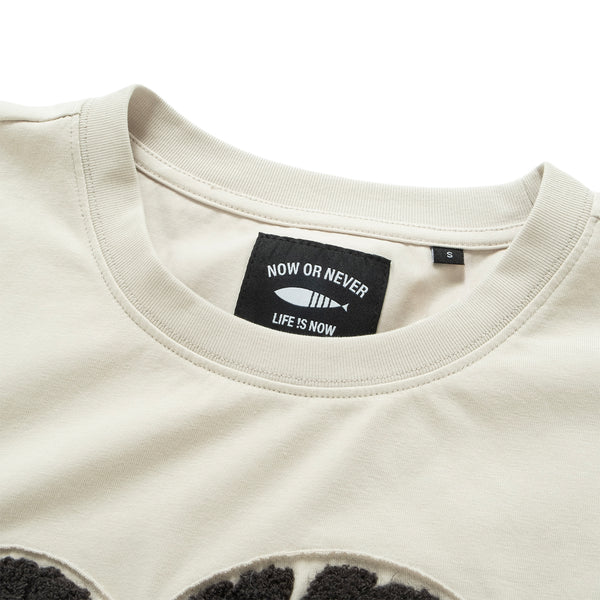 (TP1729) Heart Patch Cropped Tee