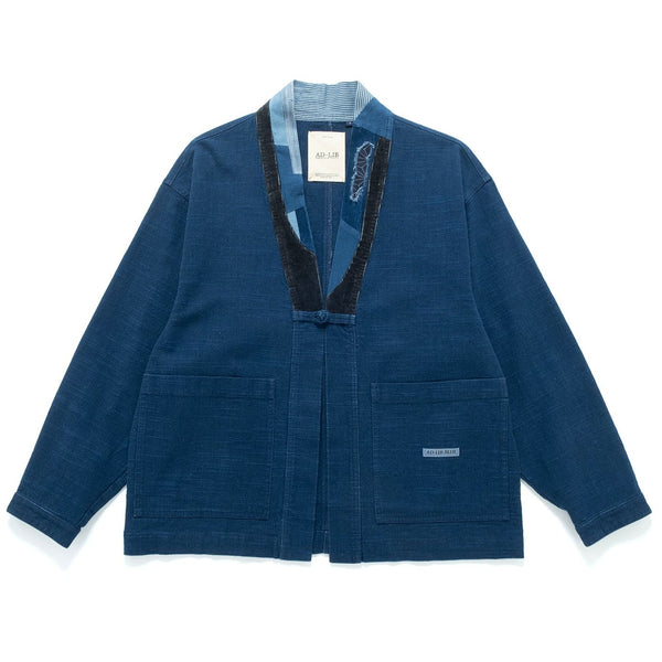 (JK414) Indigo Boro Kimono