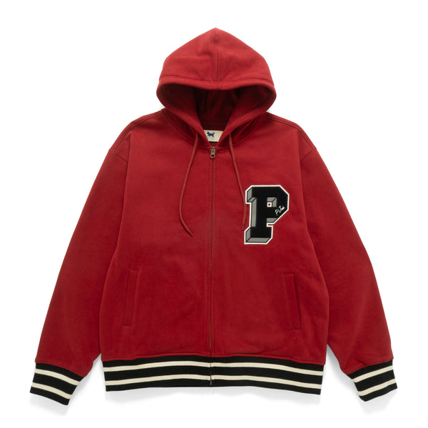 (JK429) College Hooded Zip Up