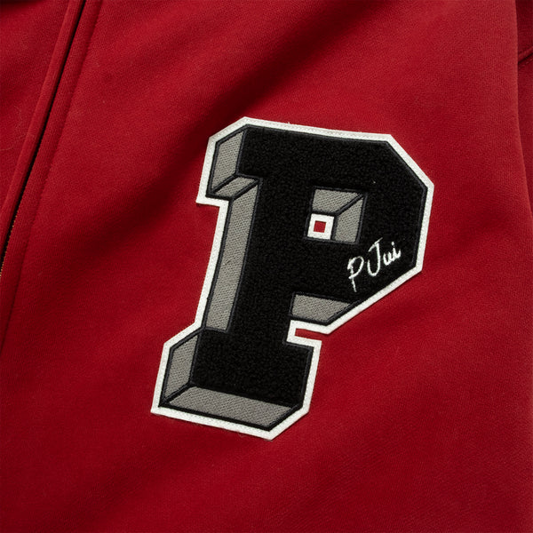 (JK429) College Hooded Zip Up