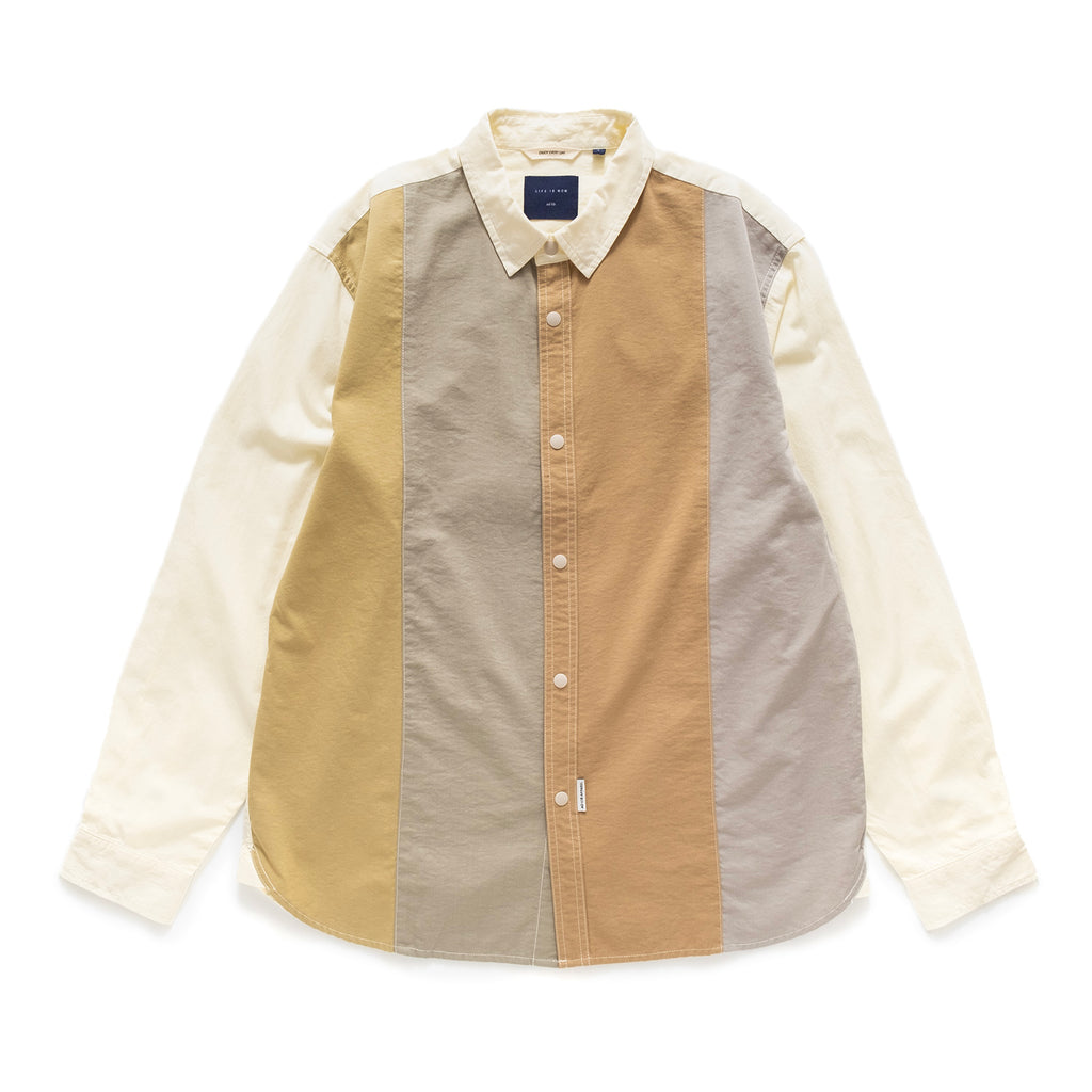 (ST322) Patchwork Shirt