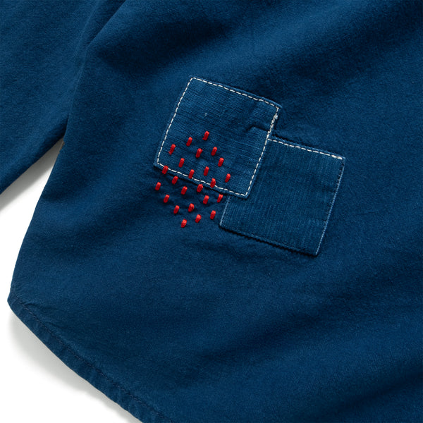 (ST481) Indigo Sashiko Shirt