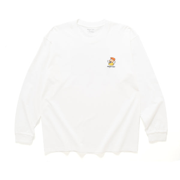 (ZT1806) Mr.Weather Embroidery Graphic Long Sleeve Tee
