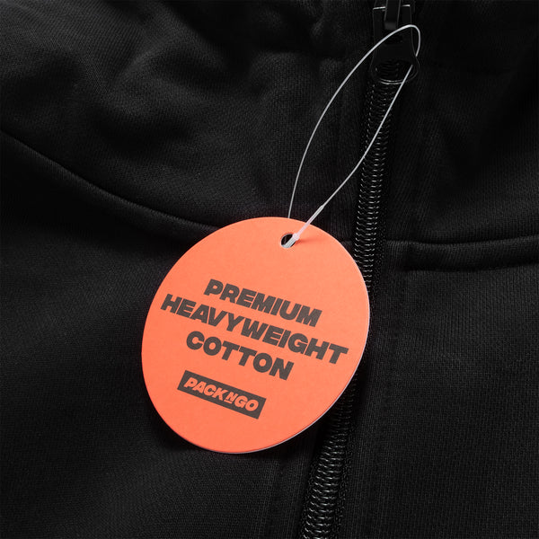 (SW527) Heavyweight Half Zip Hoodie