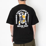 (ZT1277) Lazy Cat Graphic Tee