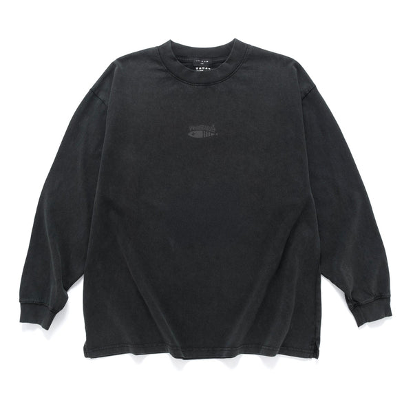 (EX648) Graphic Washed Long Sleeve Tee