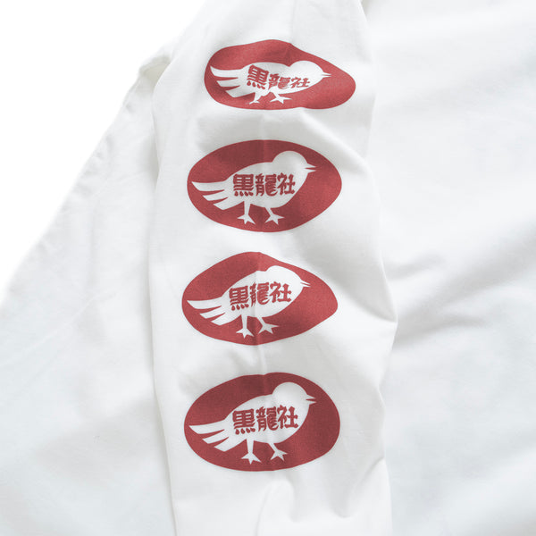 (EX669) KURORYO Red Graphic Long Sleeve Tee