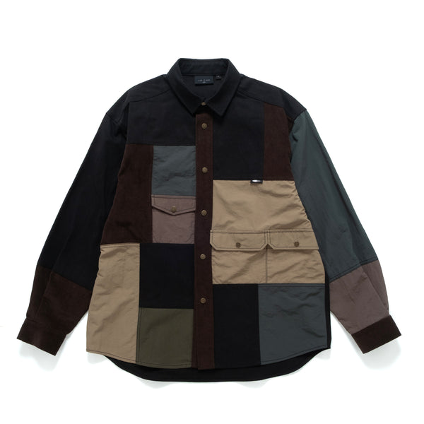 (ST499) Color Block Shirt