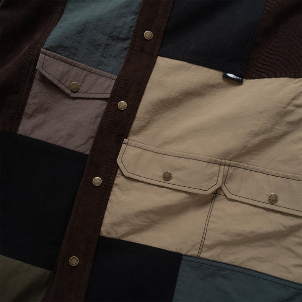 (ST499) Color Block Shirt