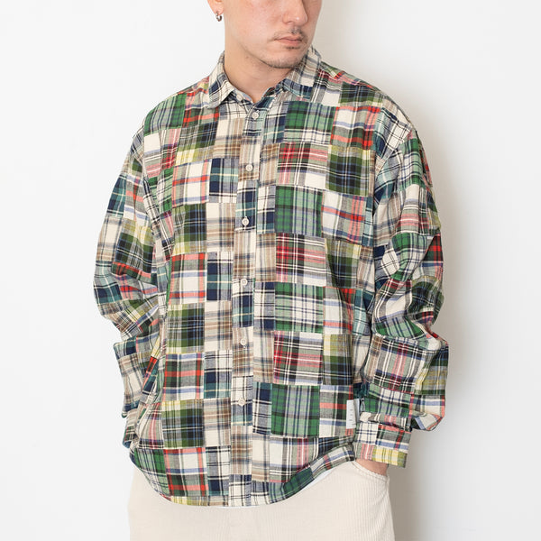 (ST497) Patchwork Shirt