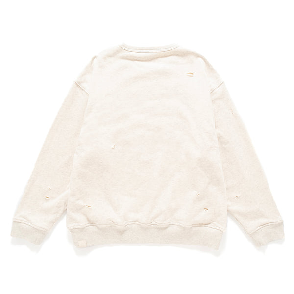 (SW469) 刺繡貼布破洞衛衣