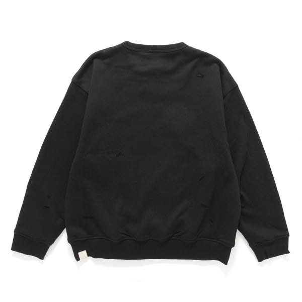 (SW469) 刺繡貼布破洞衛衣