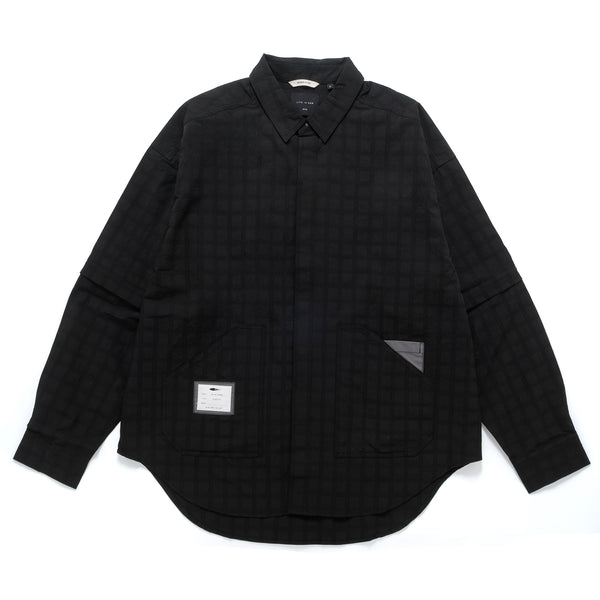 (ST444) 2 Ways Cool Touch Seersucker Shirt