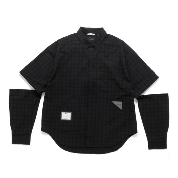 (ST444) 2 Ways Cool Touch Seersucker Shirt