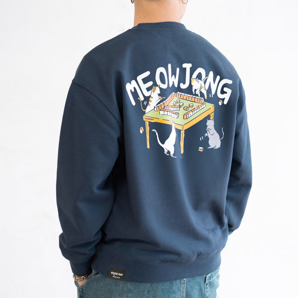 (ZW465) Meowjong圖案衛衣