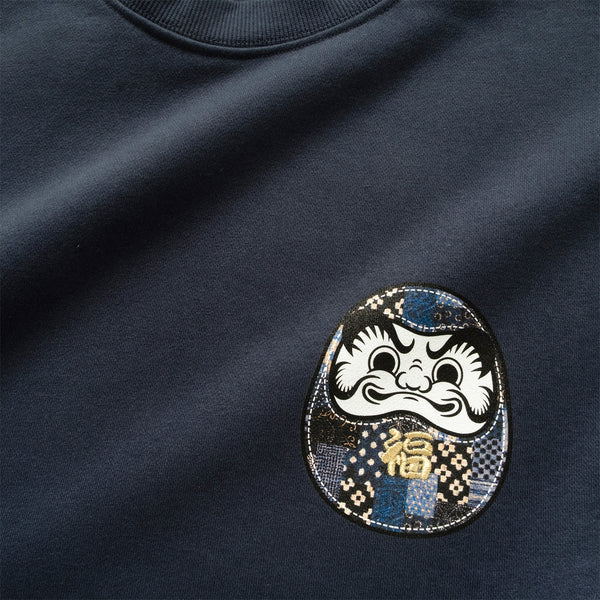 (ZW565) 好運達摩圖案繡花衛衣