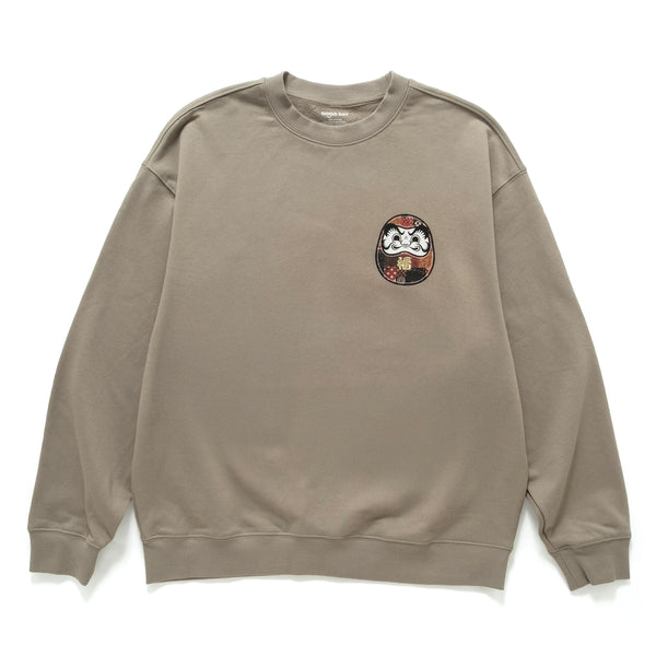 (ZW565) 好運達摩圖案繡花衛衣