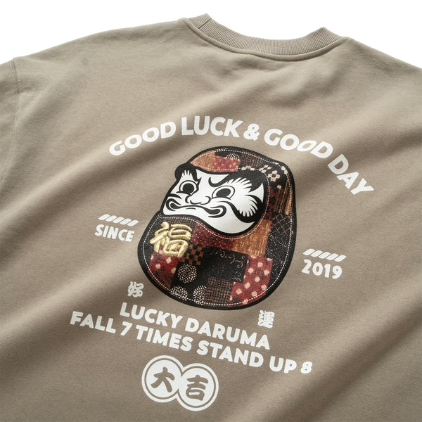 (ZW565) 好運達摩圖案繡花衛衣