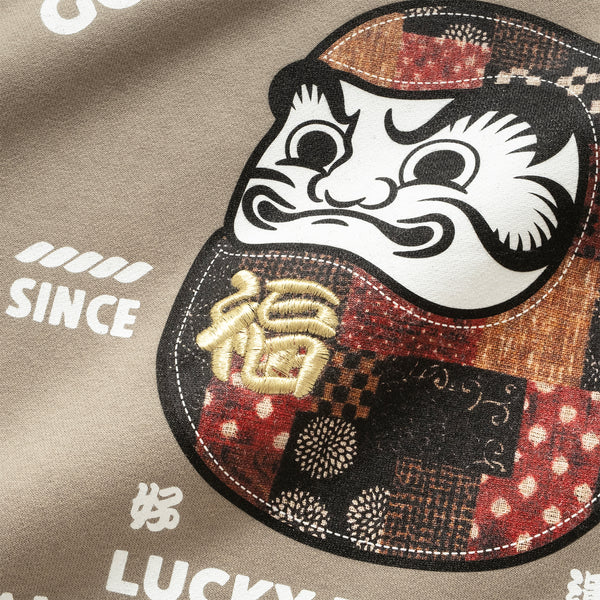 (ZW565) 好運達摩圖案繡花衛衣