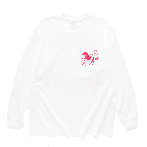 (ZT1843) Running Horses 圖案長袖 Tee